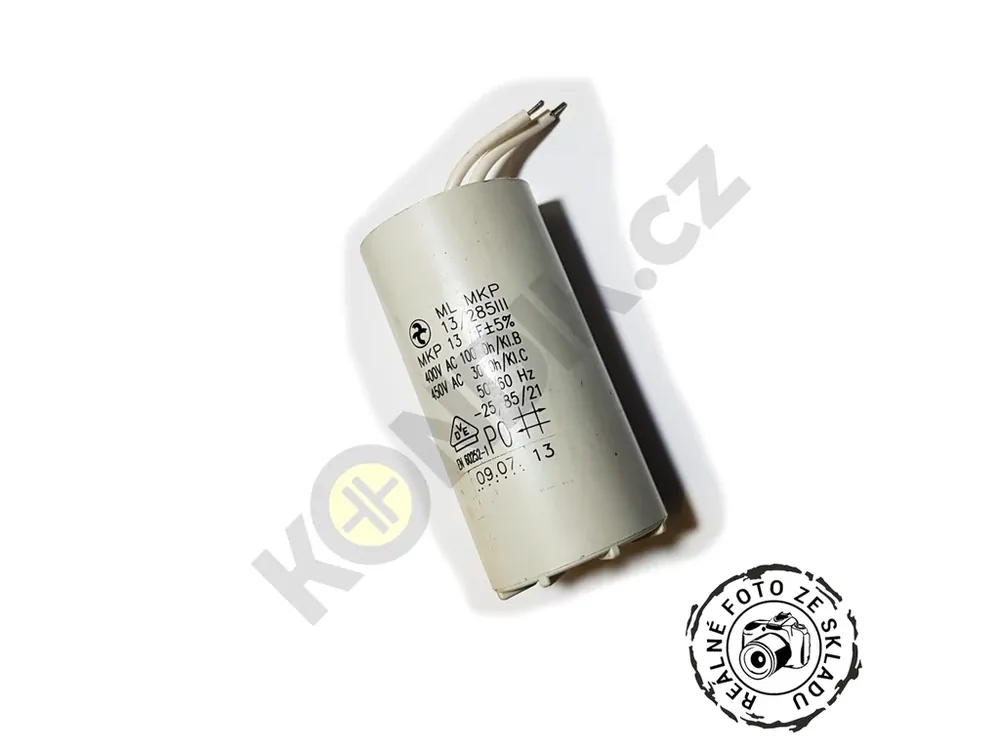 Skvělé hodnocení | Motorový rozběhový kondenzátor 13uF 285V Hydra ML MKP