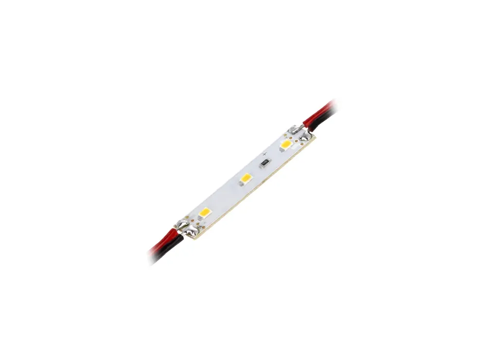Nejlepší cena - LED modul OPTOFLASH 3xLED 12VDC 0,72W bílá teplá