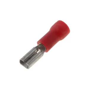 Faston 2,8x0,5mm zásuvka límec červený - Sleva