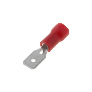 Faston 4,8x0,8mm vidlice límec červený | Sleva navíc