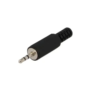 Konektor JACK 2,5mm vidlice stereo plast - Super cena