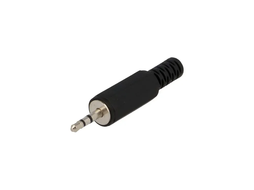 Konektor JACK 2,5mm vidlice stereo plast - Super cena