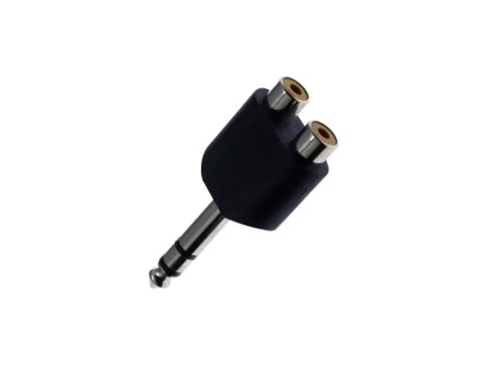 Novinka v nabídce | Redukce JACK 6,3mm - 2x CINCH M/F