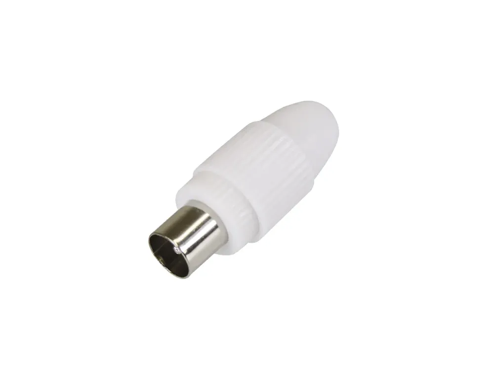 Konektor IEC 169-2 (TV) vidlice přímá na kabel | Premium