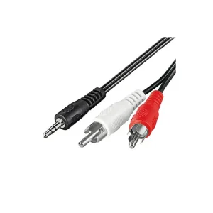 Přímo z výroby - Kabel JACK 3,5mm - 2x CINCH M/M 3m