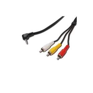 Redukční kabel JACK 3,5mm 4pin - 3x CINCH M/M 1,5m - Omezené zásoby