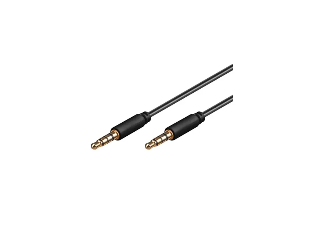 Jen dnes - Kabel JACK 3,5mm 4-pin M/M 1,0m