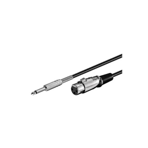 Kabel JACK 6,3mm - XLR M/F 6m - Mezi nejprodávanějšími