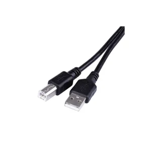 Kabel USB 2.0 - USB A-B 5m černá | Extra sleva