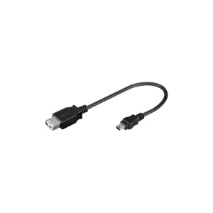 Rychlé dodání | Kabel USB 2.0 A - mini B OTG 20cm