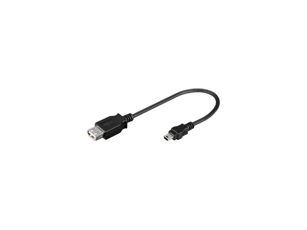 Rychlé dodání | Kabel USB 2.0 A - mini B OTG 20cm