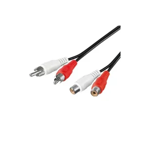 Kabel 2x CINCH - 2x CINCH M/F | K objednání