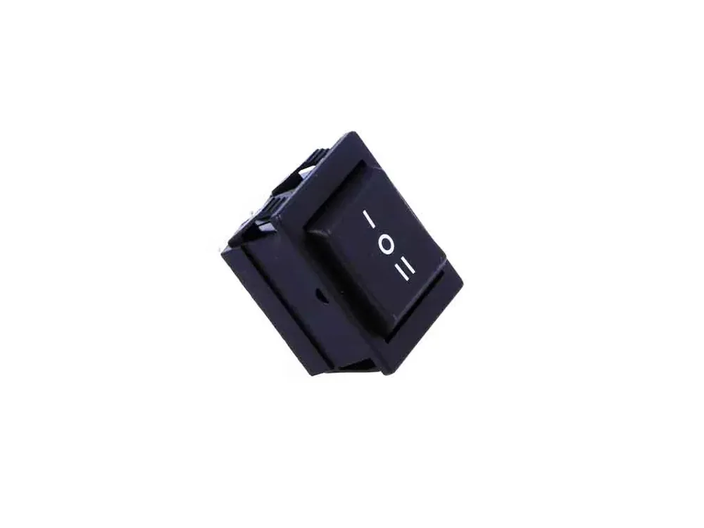 Kolébkový přepínač DP3T, ON-OFF-ON, C1570ALMBB730W - Nově přidáno