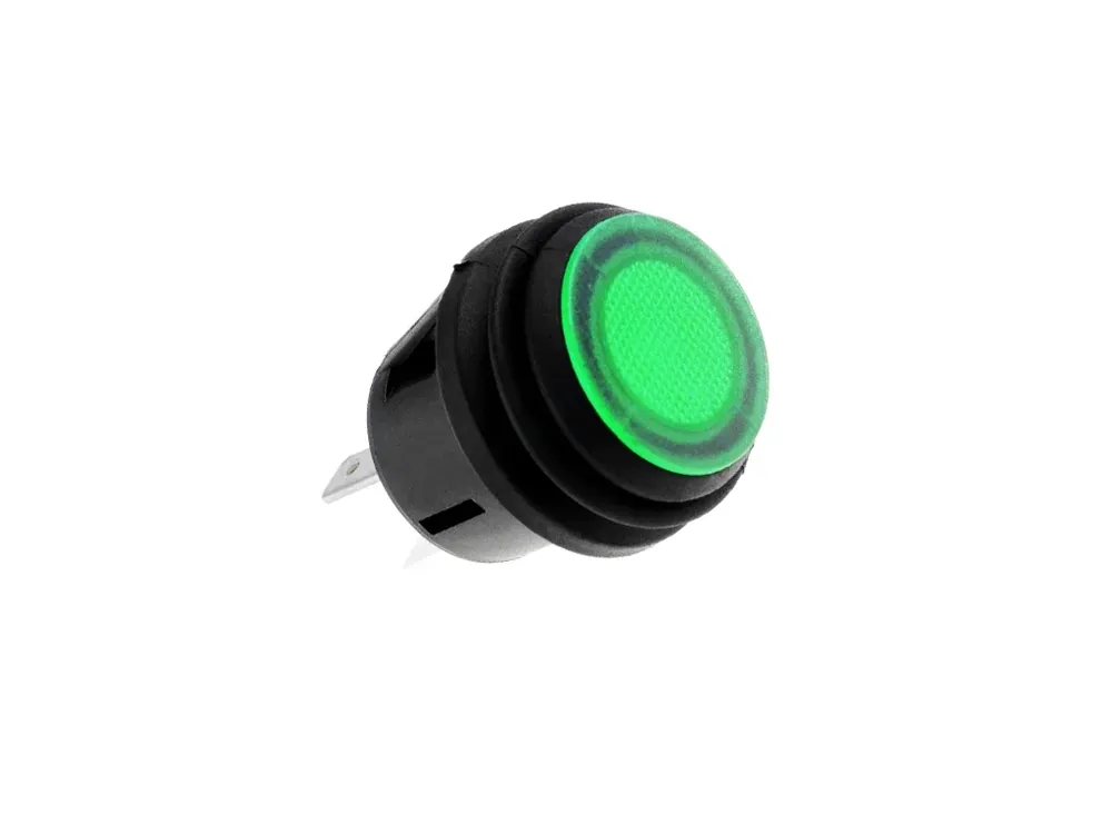 Tlačítkový spínač SPST, OFF-ON, R13-527D2B-02-BG - Prodejní hit