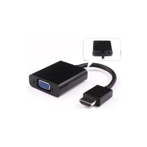 Už jen pár kusů - Převodník HDMI na VGA se zvukem JACK 3,5mm stereo, černý