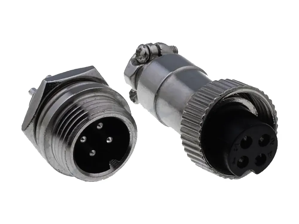 Nově v e-shopu | Konektor MIC12 4pin vidlice + zásuvka