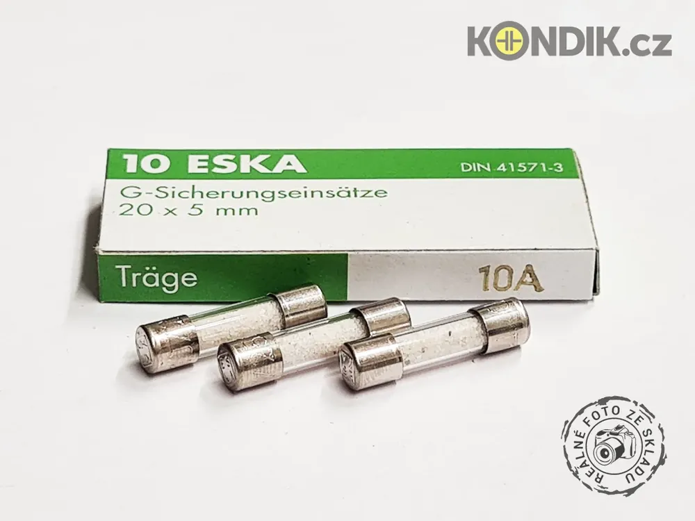Pojistka 5x20mm zpožděná 522.000 - Časově omezená nabídka