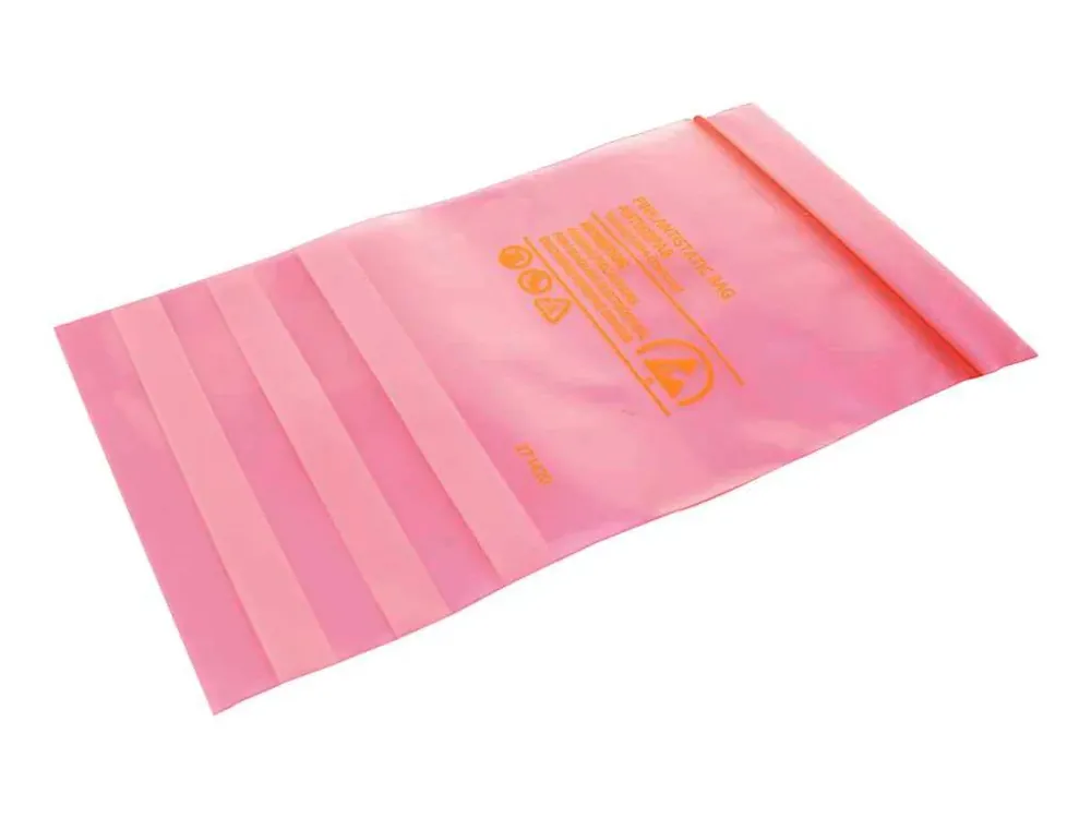 Sáček ESD uzavírací s popisným polem 102x152mm (100ks) | Blesková nabídka