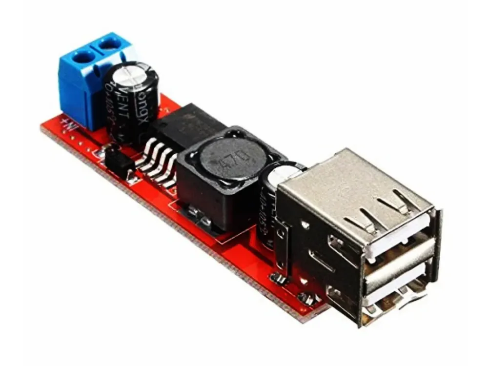 Snadné objednání - Měnič DC/DC step-down s LM2596 a USB