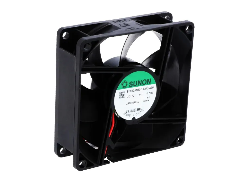 Ihned k objednání - Sunon EF80251B3-1000U-A99 ventilátor 12VDC 80x80x25mm