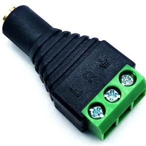 Konektor 3,5mm JACK zásuvka se svorkovnicí - Bestseller