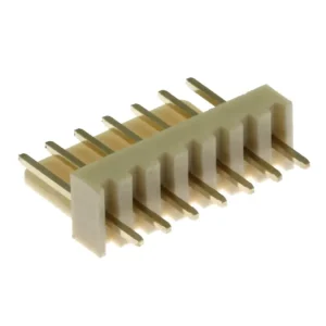 Konektor se zámkem, 7 pinů (1x7), do DPS, RM2.54mm, přímý, pozlacený - Tovární cena
