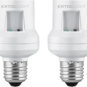 Extol Light 43810 bezdrátová objímka 433MHz dosah 30m E27 max.60W - Nyní k dispozici