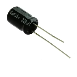 Sleva navíc - Elektrolytický kondenzátor 220uF 35V 8x11.5mm RM3.5 85°C
