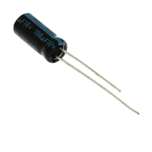 Nově v nabídce - Elektrolytický kondenzátor 100uF 16V 5x11mm RM2.5mm 105°C