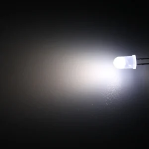 Do vyprodání zásob - Hebei 560PWD LED 5mm bílá studená