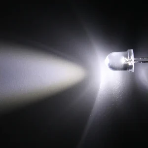 LED dioda 8mm, studená bílá, 825PWC - Novinka