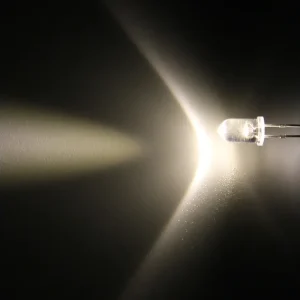 Skladem - Hebei 515PW04C LED 5mm bílá teplá