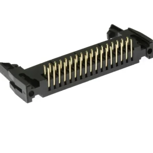 Konektor IDC pro ploché kabely, 34 pinů (2x17), RM2.54mm, do DPS, úhlový 90° - Snížená cena
