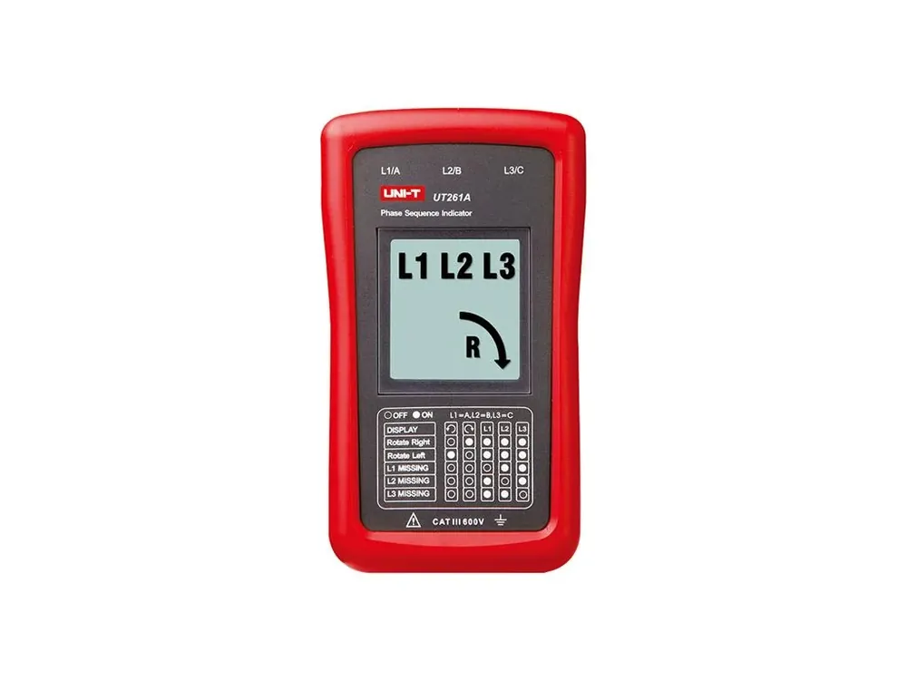 UNI-T UT261A tester rotace fází a indikátor otáček motoru - Zvýhodněná cena