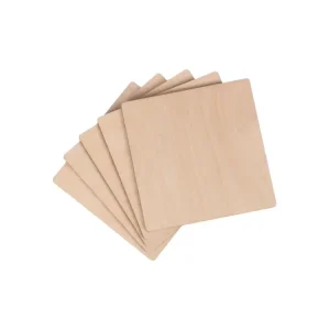 SIXTOL Creative Wood 10x10cm sada 5ks - Populární
