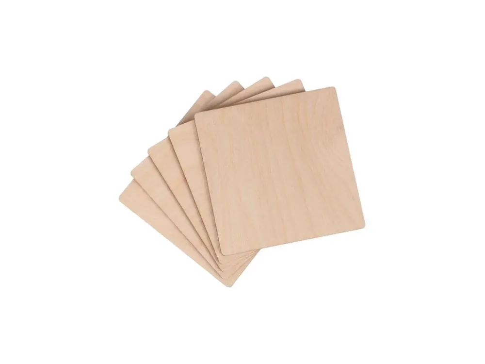 SIXTOL Creative Wood 10x10cm sada 5ks - Populární