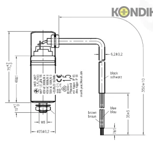Motorový rozběhový kondenzátor 1,5uF 500V Hydra MKB MKP | Bestseller