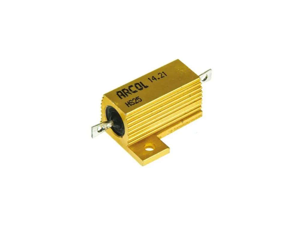 Přímo z továrny - Arcol HS25 10R rezistor drátový s chladičem