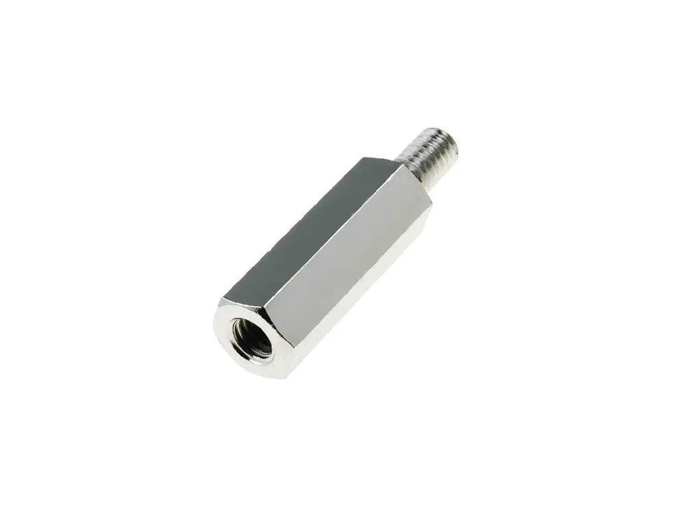Distanční sloupek M2,5 x 12mm, vnitřní/vnější závit, mosazný šestihran, Dremec 212X12 | Nejlepší cena