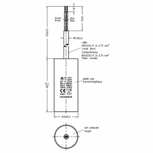 Motorový rozběhový kondenzátor 16uF 285V Hydra MS MKP - Snadné objednání