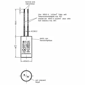 Oblíbený produkt - Motorový rozběhový kondenzátor 4uF 285V Hydra ML MKP