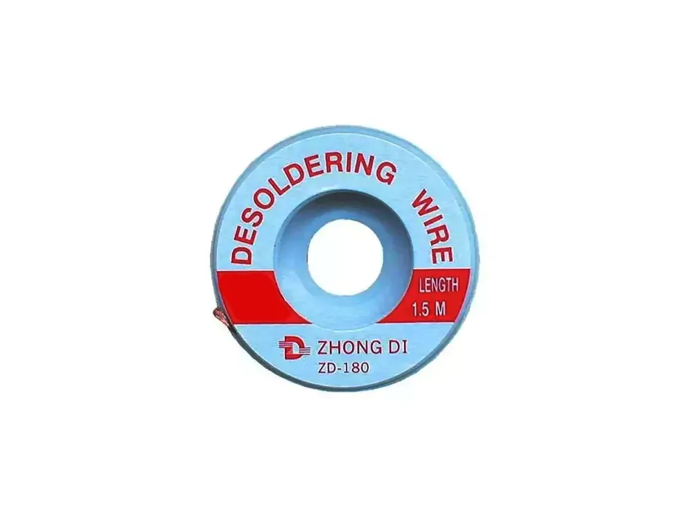 Velmi žádaný produkt - Odpájecí odsávací knot ZD-180, šířka 0,5mm, délka 1,5m