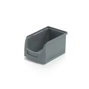 Ukládací box A 16x10,4x7,5cm šedý Stohovatelný box na součástky - Sleva navíc