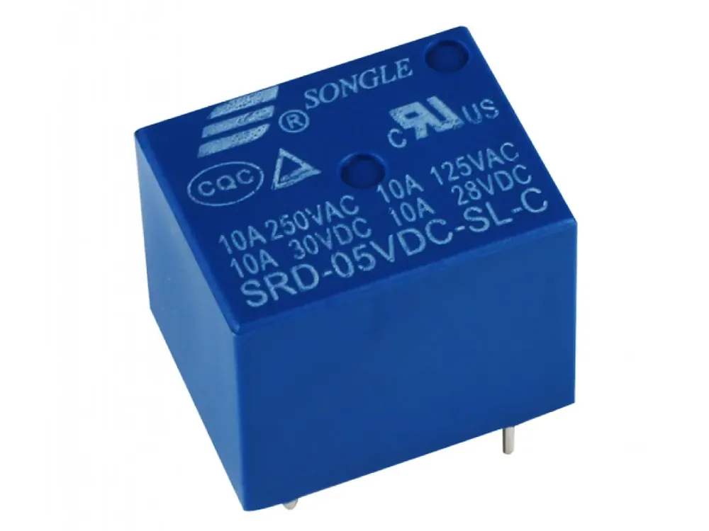 Doprodej zásob - Relé 24V DC, SPDT, 10A, Songle SRD-24VDC-SL-C