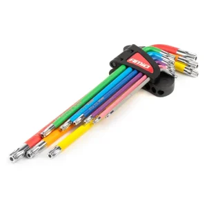 Sleva - Imbusové TORX klíče z S2 oceli 9ks, AMiO 04301