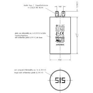 Motorový rozběhový kondenzátor 45uF 250V Hydra MA MKP - Objednat online