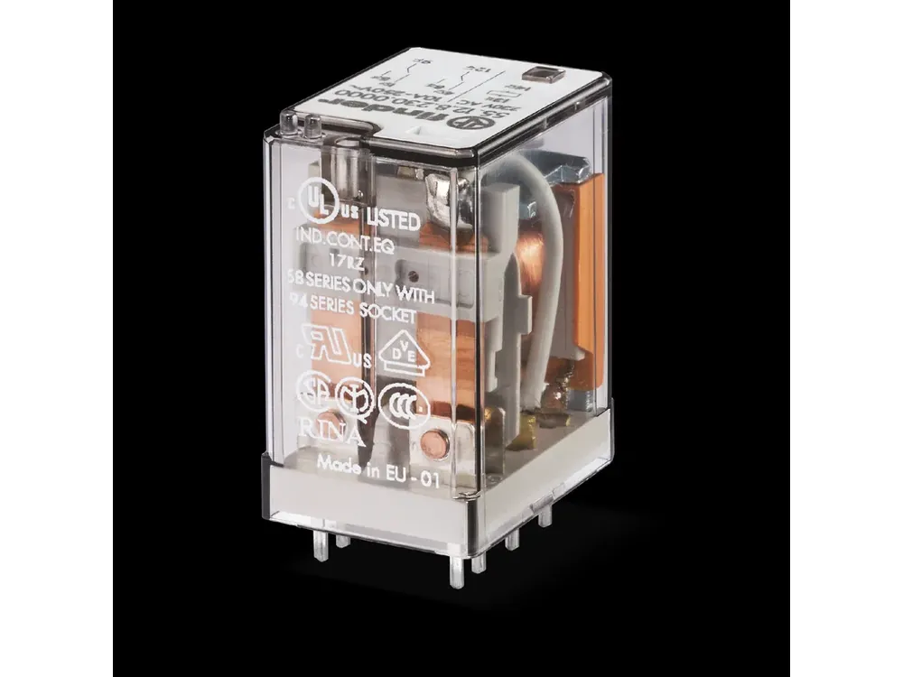 Bestseller | Relé 230V AC, DPDT, 10A, Finder 55.12.8.230.0000