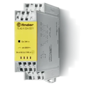 Nový produkt - Relé 24V DC, 2 NO + 1 NC + AUX, 6A, Finder 7S.43.9.024.0211