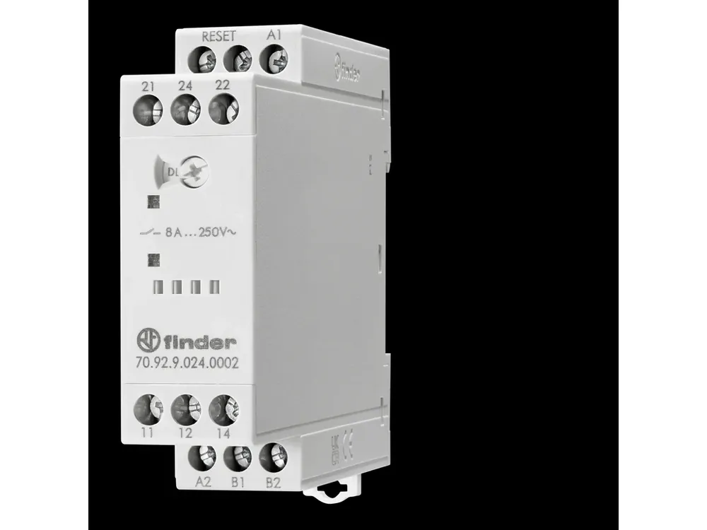 Relé 230V AC, DPDT, 8A, Finder 70.92.8.230.0002 | Outlet
