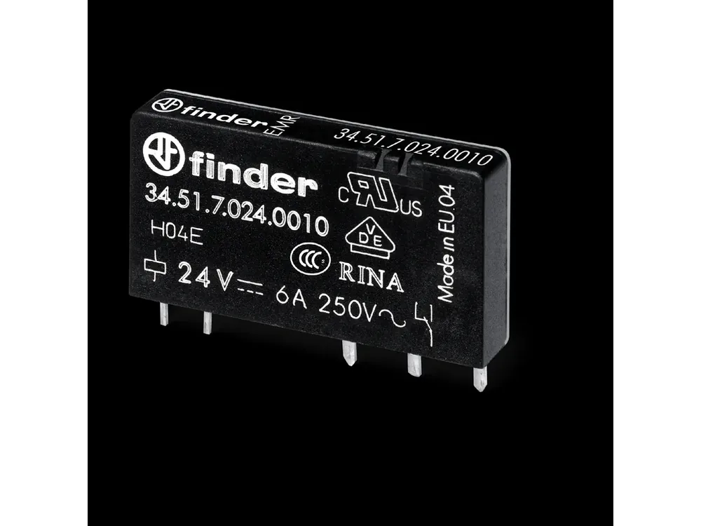 Relé 60V DC, SPDT, 6A, Finder 34.51.7.060.5010 - Velmi žádaný produkt